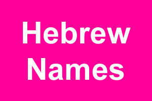 Hebrew girl names