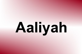 Aaliyah name image