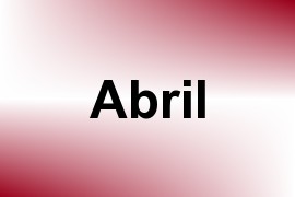 Abril name image