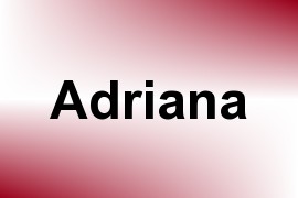 Adriana name image