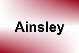 Ainsley name image