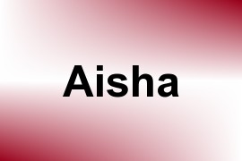 Aisha name image