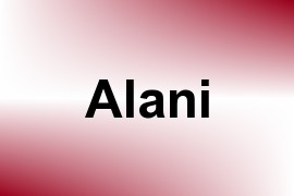 Alani name image