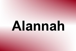 Alannah name image