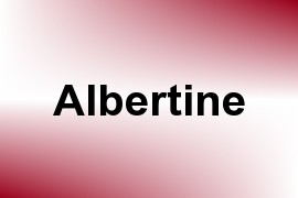 Albertine name image