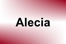 Alecia name image