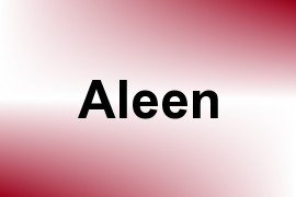 Aleen name image