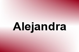 Alejandra name image