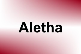 Aletha name image