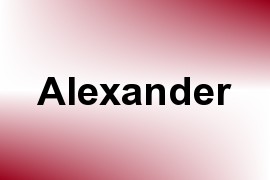 Alexander name image