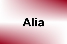 Alia name image