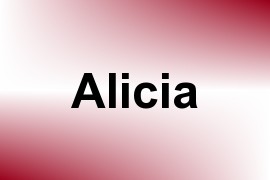 Alicia name image