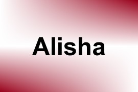 Alisha name image