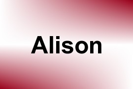 Alison name image