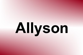 Allyson name image