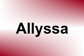 Allyssa name image