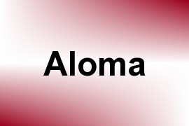 Aloma name image