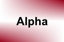Alpha name image