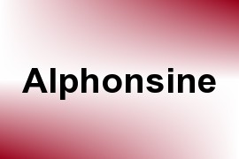 Alphonsine name image