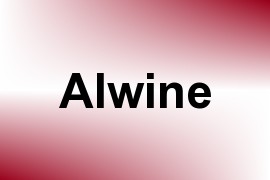 Alwine name image