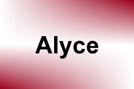 Alyce name image