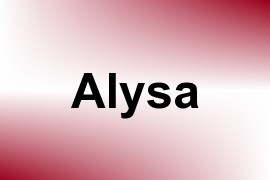 Alysa name image