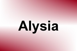 Alysia name image