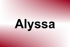 Alyssa name image