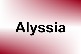 Alyssia name image