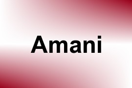 Amani name image