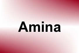 Amina name image