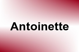 Antoinette name image
