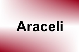 Araceli name image