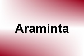 Araminta name image