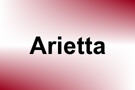 Arietta name image