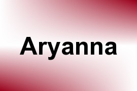 Aryanna name image