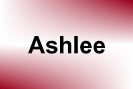 Ashlee name image