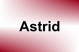 Astrid name image