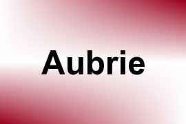 Aubrie name image