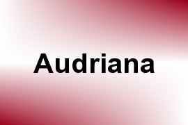 Audriana name image