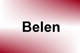 Belen name image