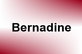 Bernadine name image