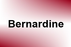 Bernardine name image