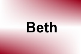 Beth name image