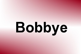 Bobbye name image