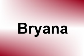 Bryana name image