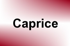 Caprice name image