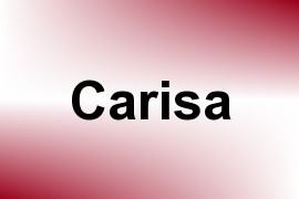 Carisa name image