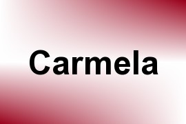 Carmela name image