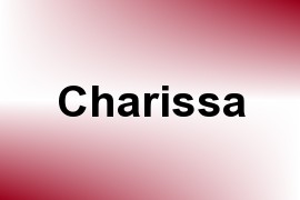 Charissa name image